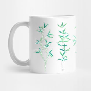 Watercolor Spring Wild Plants Mug